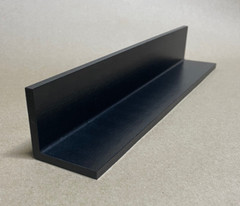 UHMW Angle, 2″ wide legs x 1/4″ thick x 12″ Long, Black – LOWEST PRICE ON EBAY