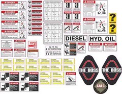 Link-Belt RTC8050 Crane Decal Kit – very high quality aftermarket decals