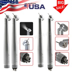 NSK Style Dental Surgical 45° Degree LED High Speed Handpiece Turbine 2/4Holes