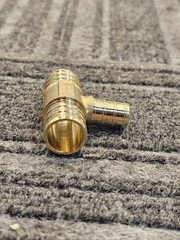 (QTY 8) RIFENG F1807PW-G 0.6″ x 0.6″ x 0.4″ PEX REDUCING TEE BRASS CRIMP FITTING