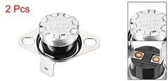 2pack KSD301 Thermostat 40°C/104°F 10A Normally Open N.O Temperature Switch