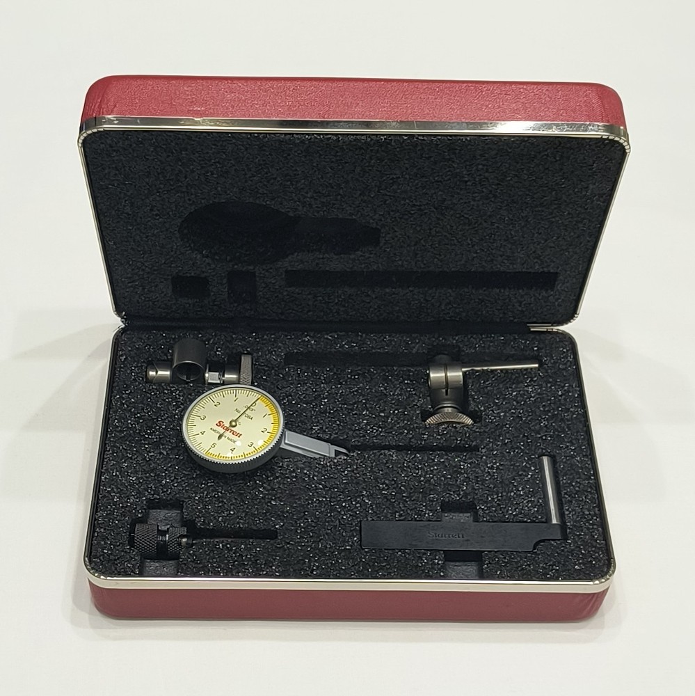 Starrett No. 708A Dial Test Indicator .0001″ Made in USA with Case