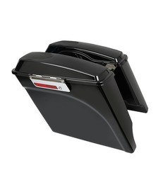 5in Stretched Saddlebags w/ 5×7 Speaker Lids LED Fender for Harley Touring 09-13