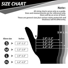 Heavy Duty 6 Mil Black Nitrile Gloves Powder-Free Latex-Free Disposable 1000 Pcs