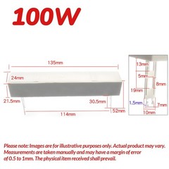 30 /50 /100 Watt Wire wound Cement Resistors Axial 0.1 ohms to 200K ohms 5%