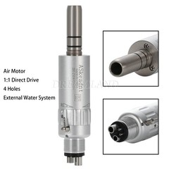 ASKEADNT Dental Slow Low Speed Handpiece Air Motor Micromotor 4 Holes