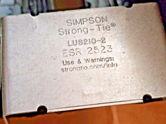 Simpson Strong Tie LUS210-2 2×10 Double Shear Face Mount Joist Hanger BOX/25