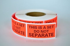12 Rolls ; 500 Labels Per Roll 1″ x 2″ This Is A Set Do Not Separate Labels