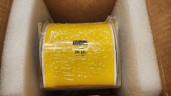GlobalMark 76547 Yellow Vinyl 4″X100′ Tape Roll