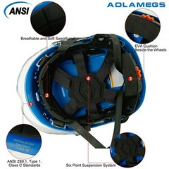 Construction Safety Helmet w/ Built in Goggles Hard Hat Noise Reduction Earmuffs