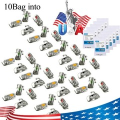 10 Bag AZDENT Dental Orthodontic Buccal Tube Bondable Brackets Non-con 1st Molar