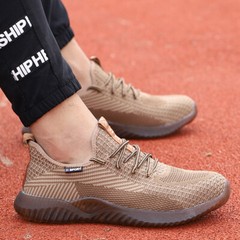 SUYSTEX Mens Safety Work Shoes Steel Toe Indestructible Outdoor Casual Sneaker