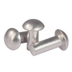 3mm 4mm 5mm 6mm Solid Aluminium Half Round Head Rivets Dome Rivet M3 M4 M5 M6