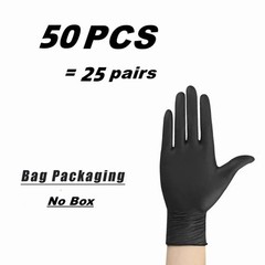 Black Nitrile Disposable Gloves Powder Latex Free | 3, 5, & 6 Mil & Size S – XXL