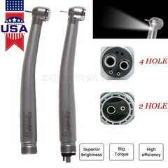 Pieza de mano LED turbina alta velocidad fibra óptica dental estilo NSK 2/4 Hole