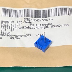 BOURNS RJ22FP501 1/2 Inch Square Trimpot 500 Ohm 10% 0.5 W 100 ppm/°C
