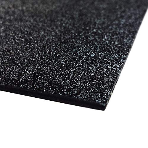 Plastic Panel Sheet ABS Black 56″ x 27″ x 0.080″ Haircell Flexible