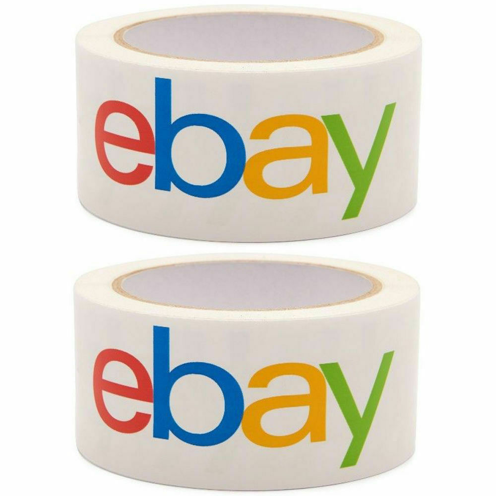 2 Rolls eBay Brand Logo Packing Packaging Shipping Tape