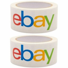 2 Rolls eBay Brand Logo Packing Packaging Shipping Tape