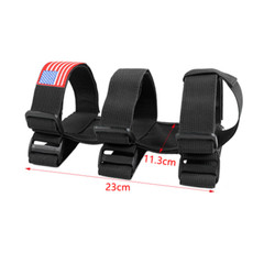 Roll Bar Fire Extinguisher Holder 2.5-3LB Bracket Mount for Jeep Wrangler Black
