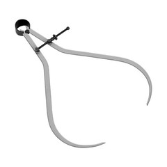 12-Inch Outside Caliper | Measuring Tool with 12-1/4 Inch Jaw for Accuracy