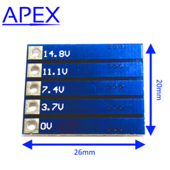 3S 12.6v Balance Board 3.7v/4.2v Li-ion Lithium Battery Standalone BMS Add-on