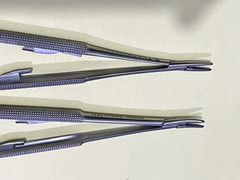 HU FRIEDY Castroviejo Needle Holder 7″ 18cm Lot of 2 PCS NH5024SiM NH5024RC
