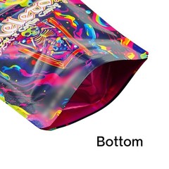Mylar Foil Packaging Bag 3.5g | Multi-Use Zip Pouch Psychedelic Style USA Stock