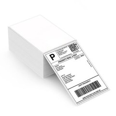 10000 Perforated 4×6 Fanfold Direct Thermal Shipping Labels for Zebra & Rollo