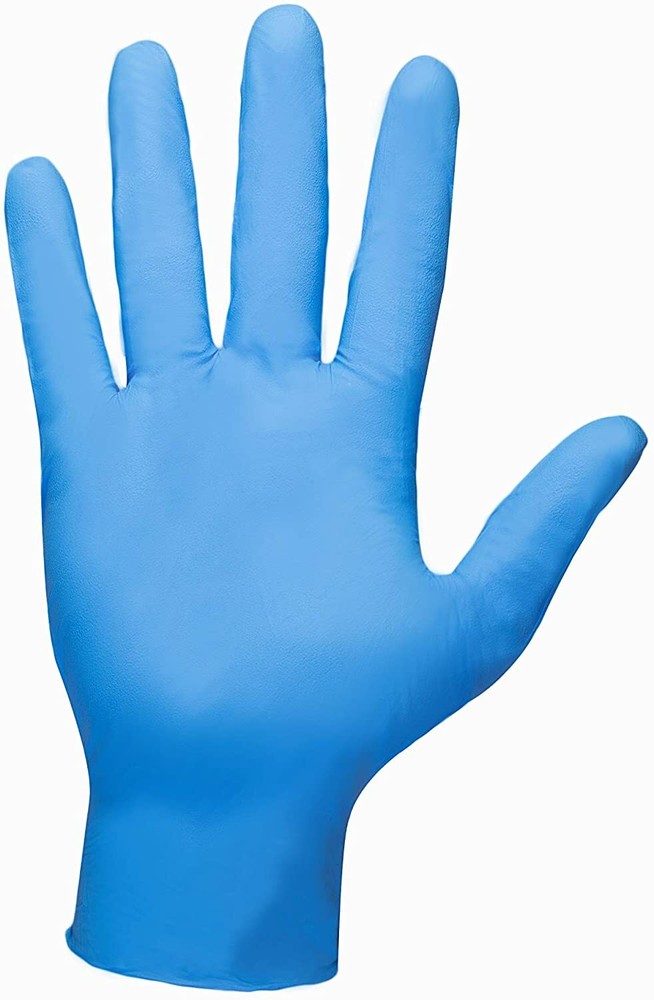 Shamrock Blue Nitrile Examination Gloves – Latex Free – Powder Free – Large