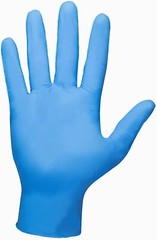 Shamrock Blue Nitrile Examination Gloves – Latex Free – Powder Free – Large