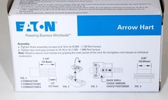 Eaton AHCL530P Industrial Locking Plug NEMA L5-30P 30A 120V 2-Pole 3-Wire