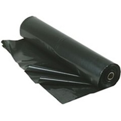 TRM 412B Visqueen, All-Weather Polyethylene Sheeting, 4 Mil, 12′ x 100′, Black