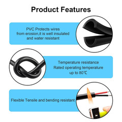 24 Gauge 2 Conductor Electrical Wire 25 FT UL2464 Core Cable 24AWG Electrical Wi