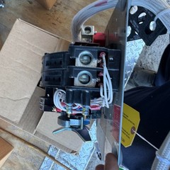 D-Frame ATS, ASCO Series 300, open transition, 2 pole, 200A, 240V, open type, Ca