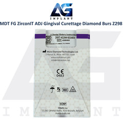 MDT Dental FG ZirconIT ADJ Gingival Curettage Diamond Bur Z298 Crown Cavity Prep