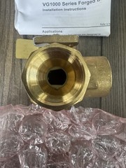 Johnson Controls VG1841CN 1″ Brass Ball Valve 3 Way 11.7 Cv