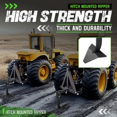Hitch Mounted Ripper Shank Middle Buster Plow For 2″ Receiver Adapters Tractors