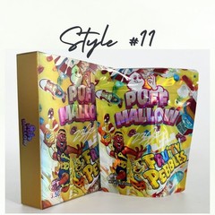 3.5g Mylar Bags with Box Smell Proof Resealable (128 Pack +) Mix Match Wholesale