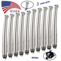 10PCS Dental High Speed Handpiece 4 Holes Air Turbine for NSK PANA MAX Style