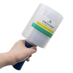 BOMEI PACK Plastics Industrial Mini Stretch Wrap Film Replacement 5″ x clear
