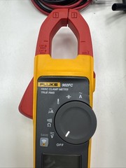 Fluke 902 FC True-RMS HVAC Clamp Meter AC Amp AC/DC Volt Contact Temperature