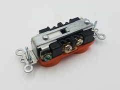 Pass Seymour TRIG8200 Tamper Resistant Receptacle Hospital Grade 15A 125V Orange