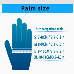 White Nitrile Disposable Gloves Powder & Latex Free Gloves for Kitchen Cooking H