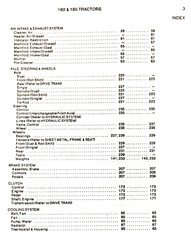 Allis Chalmers 185 Tractor Service Manual Parts Operators Owners Repair Shop