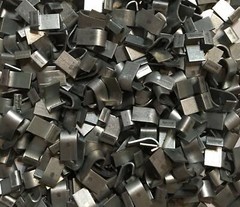 1 Lb. Galvanized J Clips. Cage Clips for Rabbit, Poultry, Game Bird Cages.