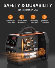 HITBOX 140A 3 in 1 MIG Welding Machine TIG MMA Semi-automatic Welder Inverter