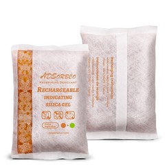 (500 Gram 2 Packages) Adsorbco Rechargeable Silica Gel Packets