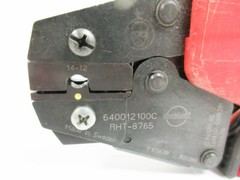 MOLEX 640012100C RHT-8765 HAND CRIMP TOOL 14 – 12 AWG – NO LOCATOR 64001-2100