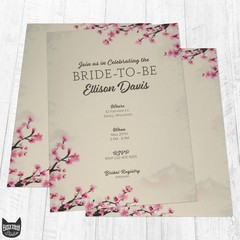 Cherry Blossom Paper – 60 Sheets Pretty Stationery for Pink